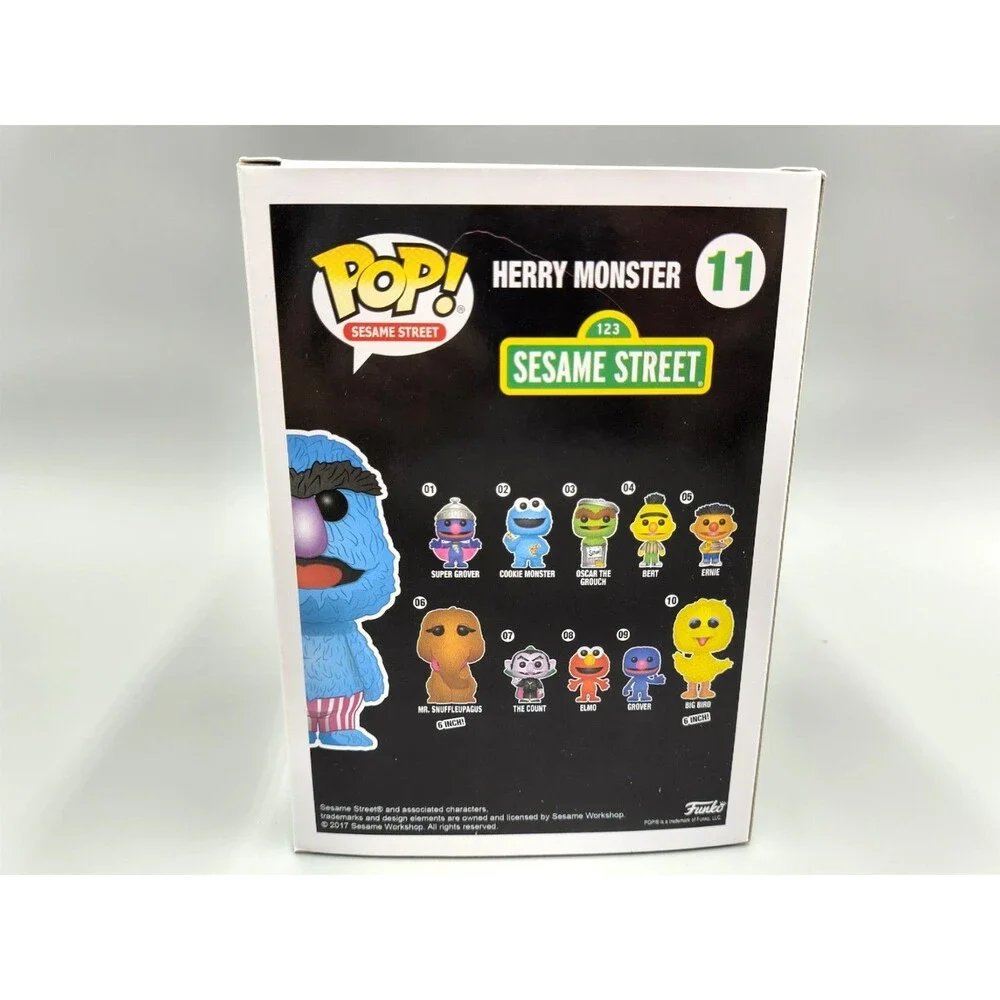 Sesame Street Big Herry Monster Pop Funko Vinyl Figure Specialty NIB 4